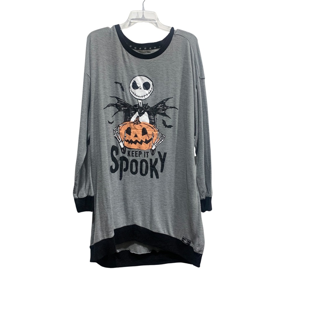 Disney Nightmare Before Christmas Jack Skellington Sleep Shirt‎ XL